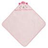 imageDelta Children Personalized Kids Hooded Bath Towel with Pockets  Super Soft and Absorbent Great Gift for Boys and Girls Tan DogPink Cat