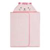 imageDelta Children Personalized Kids Hooded Bath Towel with Pockets  Super Soft and Absorbent Great Gift for Boys and Girls Tan DogPink Cat