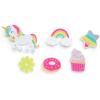 imageDelta Children Personalized Mix ampamp Match Cozee Kids Chair with Interchangeable Patches RainbowRainbow