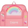 imageDelta Children Personalized Mix ampamp Match Cozee Kids Chair with Interchangeable Patches RainbowRainbow