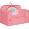 imageDelta Children Personalized Mix ampamp Match Cozee Kids Chair with Interchangeable Patches RainbowRainbow