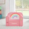 imageDelta Children Personalized Mix ampamp Match Cozee Kids Chair with Interchangeable Patches RainbowRainbow
