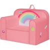 imageDelta Children Personalized Mix ampamp Match Cozee Kids Chair with Interchangeable Patches RainbowRainbow