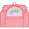 imageDelta Children Personalized Mix ampamp Match Cozee Kids Chair with Interchangeable Patches RainbowRainbow