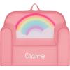 imageDelta Children Personalized Mix ampamp Match Cozee Kids Chair with Interchangeable Patches RainbowRainbow
