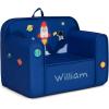 imageDelta Children Personalized Mix ampamp Match Cozee Kids Chair with Interchangeable Patches RainbowSpace