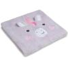 imageDelta Children Personalized Sherpa Throw Blanket for Kids Pink CatLight Purple Unicorn