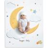 imageDelta Children Personalized Milestone Baby Blanket  Monthly Blanket for Pictures  Photo Blanket for Newborns FloralMoon