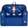 imageDelta Children Personalized Mix ampamp Match Cozee Kids Chair with Interchangeable Patches RainbowSpace