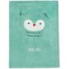 imageDelta Children Personalized Sherpa Throw Blanket for Kids Pink CatLight Teal Owl