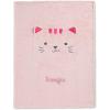 imageDelta Children Personalized Sherpa Throw Blanket for Kids Pink CatPink Cat