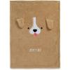 imageDelta Children Personalized Sherpa Throw Blanket for Kids Pink CatTan Dog