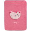 imageDelta Children Personalized Sherpa Throw Blanket with Storage Pocket for Kids Teal DogMagenta Cat