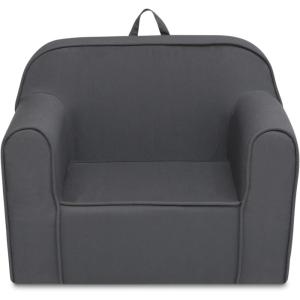 imageDelta Children Personalized Cozee Chair  Customize with Name  Foam Kids Chair for Ages 18 Months and Up SageDark Grey