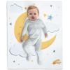 imageDelta Children Milestone Baby Blanket  Monthly Blanket for Pictures  Photo Blanket for Newborns MoonMoon