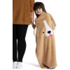 imageDelta Children Sherpa Throw Blanket for Kids Pink CatTan Dog