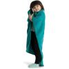 imageDelta Children Sherpa Throw Blanket with Storage Pocket for Kids Teal DogGreen Owl
