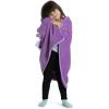 imageDelta Children Sherpa Throw Blanket with Storage Pocket for Kids Teal DogPurple Unicorn