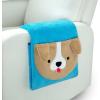 imageDelta Children Sherpa Throw Blanket with Storage Pocket for Kids Teal DogTeal Dog