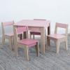 imageGAP GapKids Table and 4 Chair Set  Greenguard Gold Certified NavyNaturalBlushNatural
