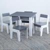 imageGAP GapKids Table and 4 Chair Set  Greenguard Gold Certified NavyNaturalGreyWhite