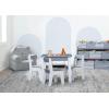 imageGAP GapKids Table and 4 Chair Set  Greenguard Gold Certified NavyNaturalGreyWhite