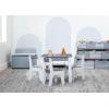 imageGAP GapKids Table and 4 Chair Set  Greenguard Gold Certified NavyNaturalGreyWhite