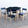 imageGAP GapKids Table and 4 Chair Set  Greenguard Gold Certified NavyNaturalNavyNatural