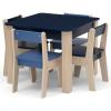 imageGAP GapKids Table and 4 Chair Set  Greenguard Gold Certified NavyNaturalNavyNatural