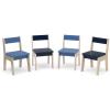 imageGAP GapKids Table and 4 Chair Set  Greenguard Gold Certified NavyNaturalNavyNatural