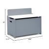 imageGAP GapKids Toy Box  Greenguard Gold Certified BlushGreyWhite