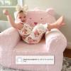 imageGAP babyGap Sherpa Bear Chair  Greenguard Gold Certified GreyPowder Blue