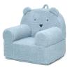 imageGAP babyGap Sherpa Bear Chair  Greenguard Gold Certified GreyPowder Blue