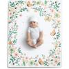 imageDelta Children Milestone Baby Blanket  Monthly Blanket for Pictures  Photo Blanket for Newborns MoonFloral