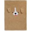 imageDelta Children Sherpa Throw Blanket for Kids Pink CatTan Dog