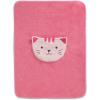 imageDelta Children Sherpa Throw Blanket with Storage Pocket for Kids Teal DogMagenta Cat