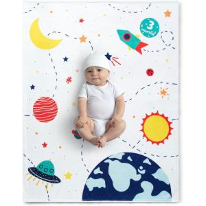 imageDelta Children Milestone Baby Blanket  Monthly Blanket for Pictures  Photo Blanket for Newborns MoonSpace