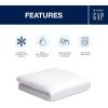 imageCrib Mattress Protector for Infants and Toddlers  Waterproof Cooling Soft Quilted Elastic and Washable Baby Mattress Protector in White Quiet Comfort by babyGap