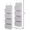 imageDelta Children GAP babyGap 2Pack Over the Door Storage Organizer with 4 Pockets TanGrey