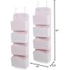 imageDelta Children GAP babyGap 2Pack Over the Door Storage Organizer with 4 Pockets TanPink