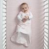 imageDelta Children Gap babyGap TrueSleep Sleep Sack with Builtin Swaddle  100 Organic Cotton  GOTS and OekoTex 100 Certified  2Way Zipper  Small 06 Months Pink StripePink Stripe