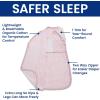 imageDelta Children Gap babyGap TrueSleep Sleep Sack with Builtin Swaddle  100 Organic Cotton  GOTS and OekoTex 100 Certified  2Way Zipper  Small 06 Months Pink StripePink Stripe