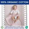 imageDelta Children Gap babyGap TrueSleep Sleep Sack with Builtin Swaddle  100 Organic Cotton  GOTS and OekoTex 100 Certified  2Way Zipper  Small 06 Months Pink StripePink Stripe