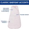 imageDelta Children Gap babyGap TrueSleep Sleep Sack with Builtin Swaddle  100 Organic Cotton  GOTS and OekoTex 100 Certified  2Way Zipper  Small 06 Months Pink StripePink Stripe