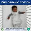 imageDelta Children Gap babyGap TrueSleep Sleep Sack with Zipper  100 Organic Cotton  GOTS and OekoTex 100 Certified  2Way Zipper  Large 612 Months GreyLarge