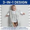 imageDelta Children Gap babyGap TrueSleep Sleep Sack with Zipper  100 Organic Cotton  GOTS and OekoTex 100 Certified  2Way Zipper  Large 612 Months GreySmall