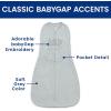 imageDelta Children Gap babyGap TrueSleep Sleep Sack with Zipper  100 Organic Cotton  GOTS and OekoTex 100 Certified  2Way Zipper  Large 612 Months GreySmall