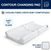 imageGap babyGap Contoured Changing Pad with Cooling Cover NavyGrey Stripe