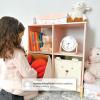 imagebabyGap by Delta Children Brannan Bear Bookcase with Bins BlushBlush