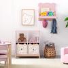 imagebabyGap by Delta Children Brannan Bear Bookcase with Bins BlushBlush